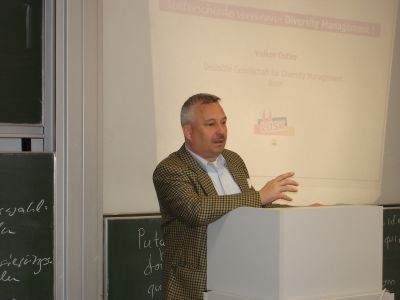 Vortrag über Diversity Management an der Universität zu Köln, Juli 2006